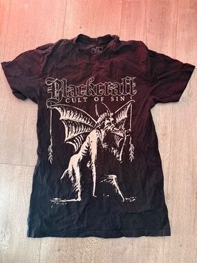 Black Craft Cult "Cult of Sin" Tee, Size Small
